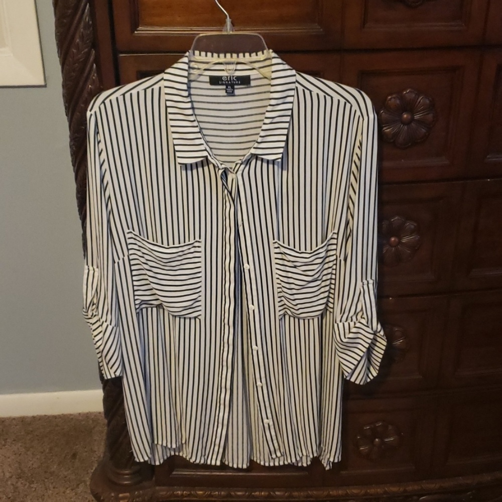 Womans button down blouse